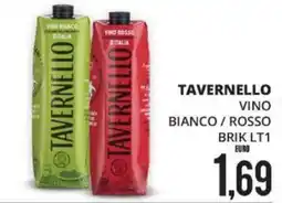 Mazzeo Supermercati Tavernello vino bianco / rosso offerta