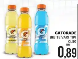 Mazzeo Supermercati Gatorade bibite vari tipi offerta