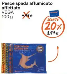 Gelmarket Pesce spada affumicato VEGA offerta