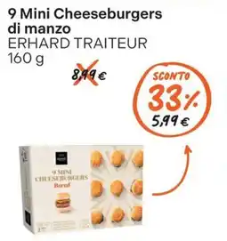 Gelmarket 9 Mini Cheeseburgers di manzo ERHARD TRAITEUR offerta