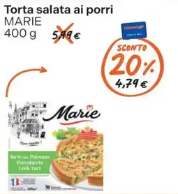 Gelmarket Torta salata ai porri Marie offerta