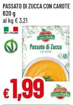 IperFamila Passato di Zucca con Carote Cuora Scelta offerta