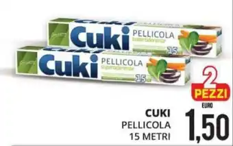 Mazzeo Supermercati Cuki pellicola offerta