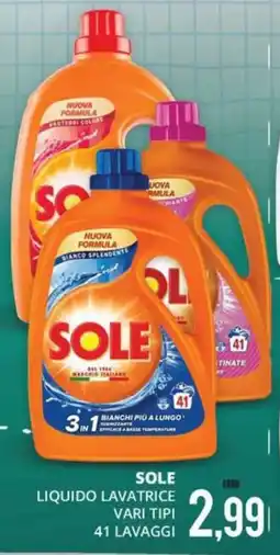 Mazzeo Supermercati Sole liquido lavatrice offerta