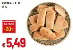 IperFamila Panini al latte offerta