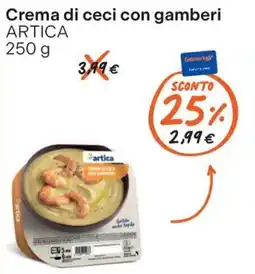 Gelmarket Crema di ceci con gamberi Artica offerta