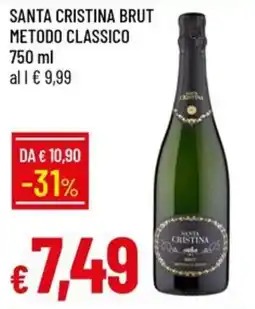 IperFamila Santa Cristina Brut Metodo Classico offerta
