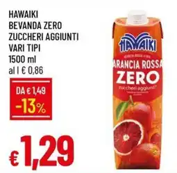 IperFamila Hawaiiki bevanda zero offerta