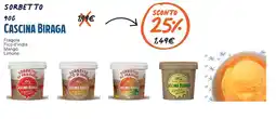 Gelmarket Sorbetto Cascina Biraga offerta
