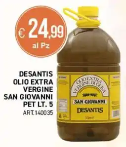 PGS Cash&Carry Olio extra vergine San Giovanni Desantis offerta