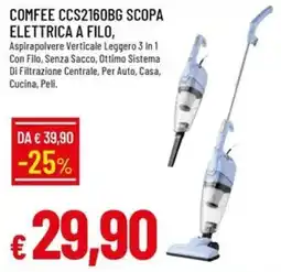 IperFamila Comfee scopa elettrica a filo offerta