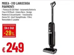 IperFamila Midea x10 lavasciuga pavimenti offerta