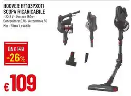 IperFamila Hoover scopa ricaricabile offerta