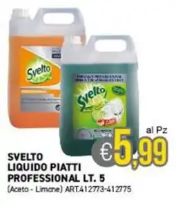 PGS Cash&Carry Svelto liquido piatti professional offerta