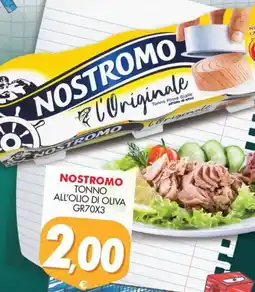 Mazzeo Supermercati Nostromo tonno all'olio di oliva offerta