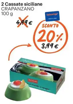 Gelmarket Cassate siciliane Crapanzano offerta