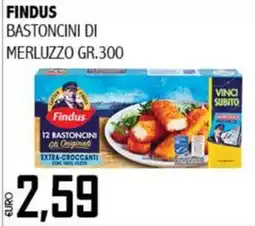 Big Food Findus bastoncini di merluzzo offerta