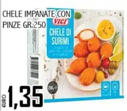 Big Food Chele di surimi con pinze vici offerta