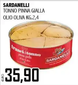 Big Food Tranci di tonno pinna gialla Sardanelli offerta