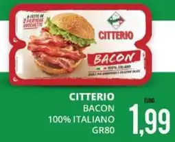 Mazzeo Supermercati Citterio bacon offerta
