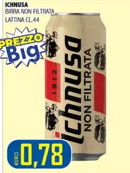 Big Food Ichnusa birra non filtrata offerta