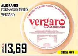 Big Food Formaggio misto Vergaro Alibrandi offerta