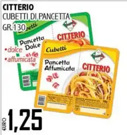 Big Food Citterio cubetti di pancetta offerta