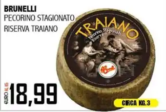 Big Food Pecorino stagionato riserva traiano offerta