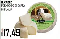 Big Food Formaggio di capra d'Il Carro offerta