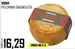 Big Food Vero pecorino bagnolese offerta