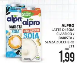 Mazzeo Supermercati Alpro latte di soia classico / barista / senza zucchero offerta