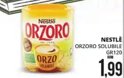 Mazzeo Supermercati Nestlé Orzoro solubile offerta
