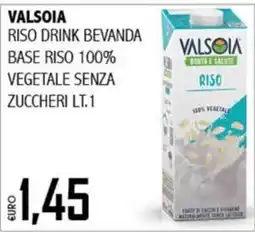 Big Food Valsoia riso drink bevanda offerta