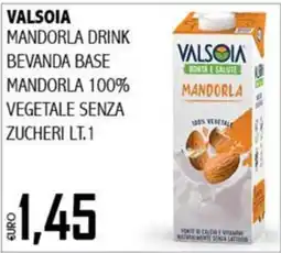 Big Food Valsoia mandorla drink offerta