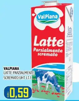 Big Food Valpiana Latte Parzialmente Scremato offerta