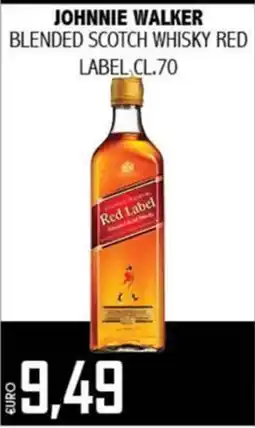 Big Food Johnnie Walker Blended Scotch Whisky Red Label offerta