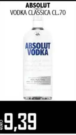 Big Food Absolut vodka classica offerta