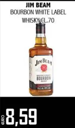 Big Food Jim Beam Bourbon White Label Whisky offerta