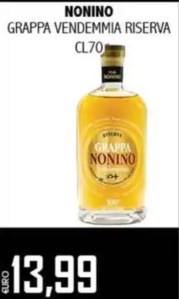 Big Food Grappa Vendemmia Riserva Nonino offerta