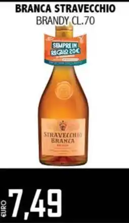 Big Food Branca Stravecchio Brandy offerta