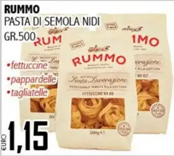Big Food Rummo pasta di semola nidi offerta