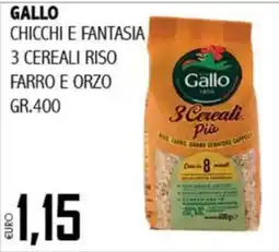 Big Food Gallo 3 Cereali Più offerta