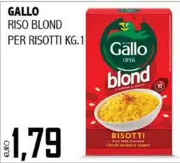 Big Food Gallo riso blond per risotti offerta