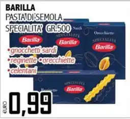 Big Food Barilla Pasta di semola Specialità offerta