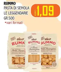Big Food Rummo pasta di semola le leggendarie offerta