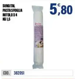Adhoc Surgital pasta sfoglia offerta