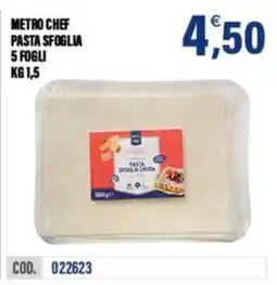 Adhoc Metro Chef pasta sfoglia offerta