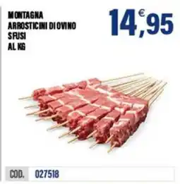 Adhoc Montagna arrosticini di ovino sfusi offerta