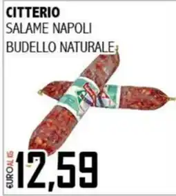 Big Food Citterio salame napoli budello naturale offerta