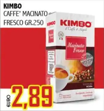 Big Food Kimbo Caffè Macinato Fresco offerta